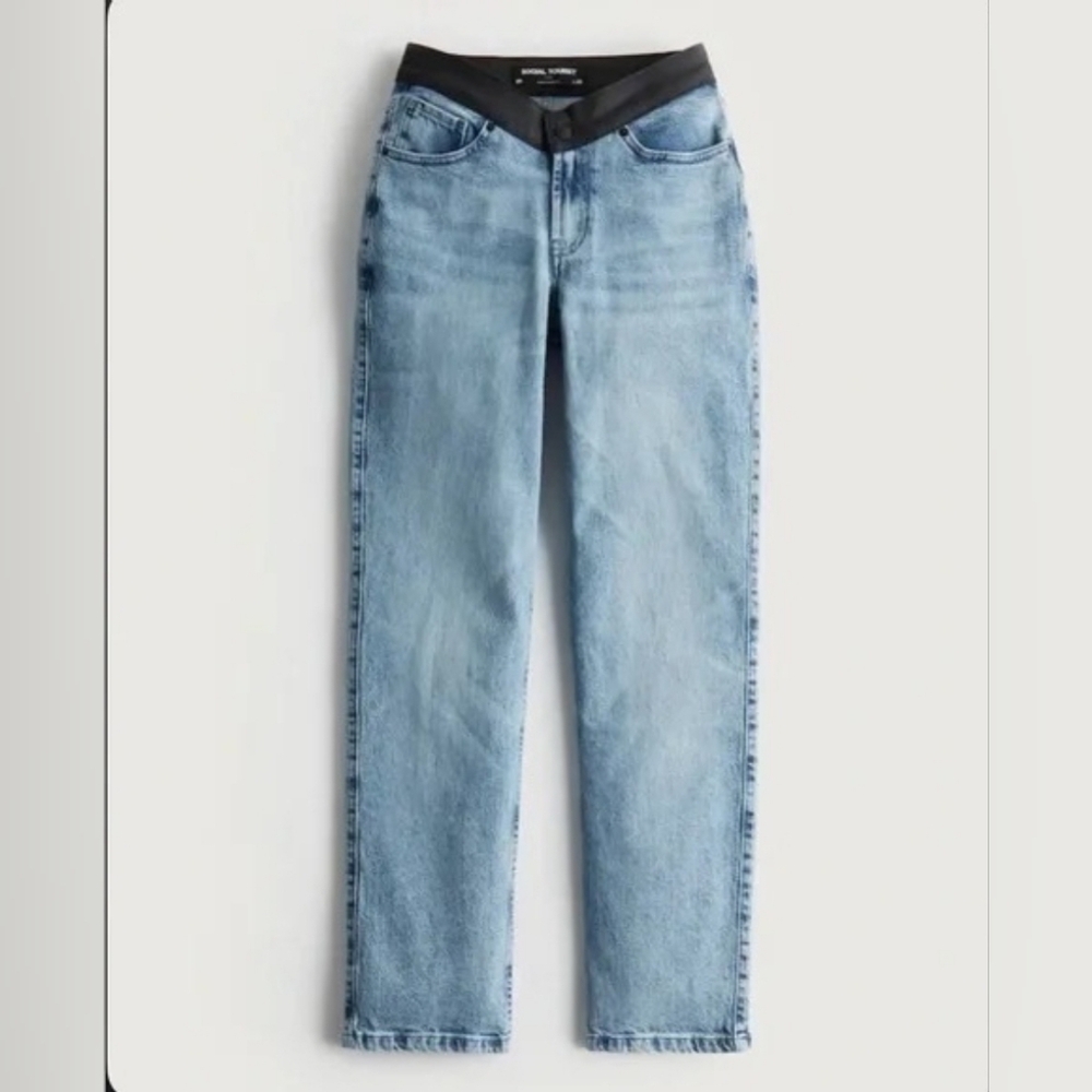 Social Tourist Ultra High Rise Straight Jeans Size 26